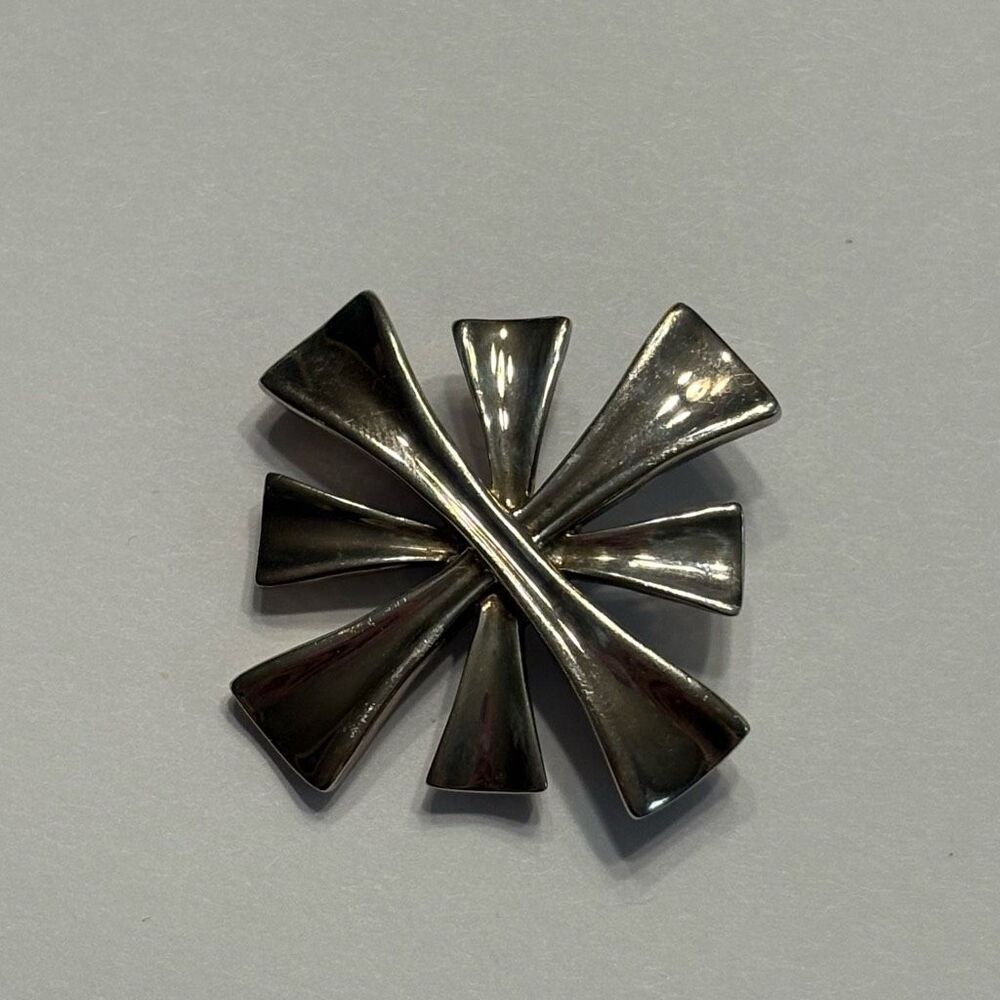 Vintage Robert Lee Morris RLM Pin Brooch Sterling Silver Signed - Picture 3 of 6